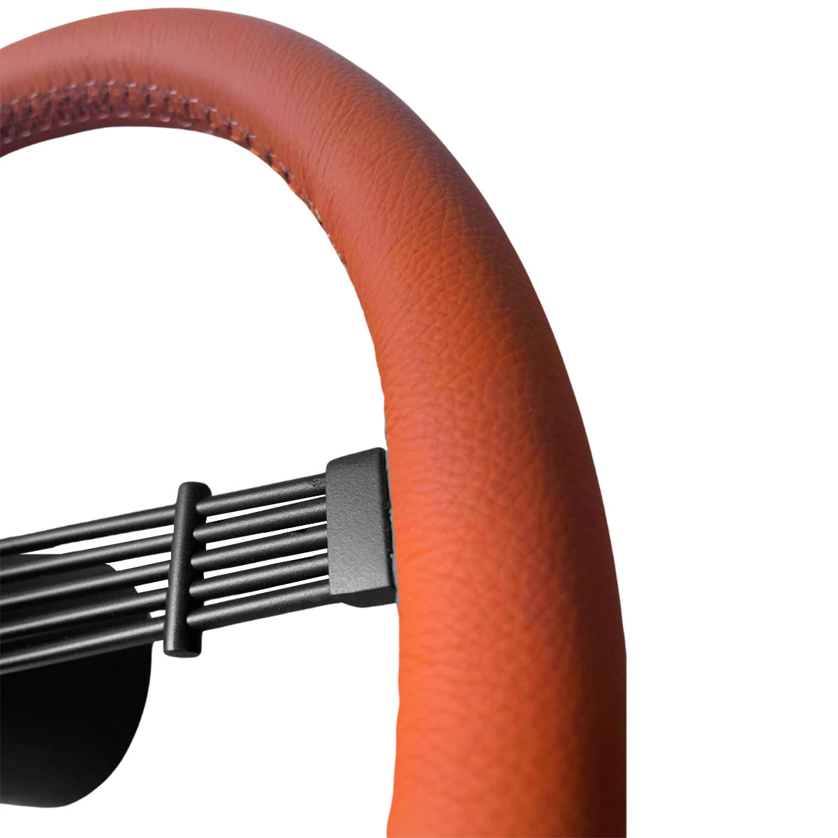 Volante de madera Rosseti Banjo 356 (logotipo plateado)