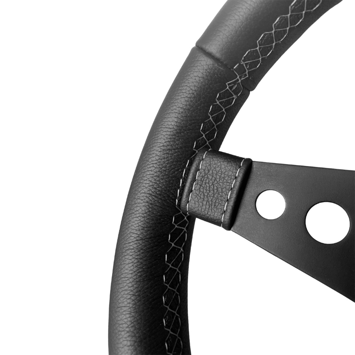 Volante Revival Racing Black Couro Preto