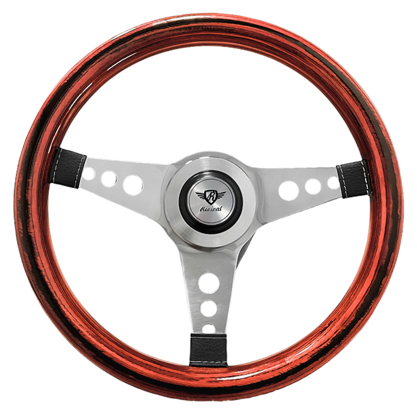 Volante Rosseti Mini R Madera (Logotipo Plata)