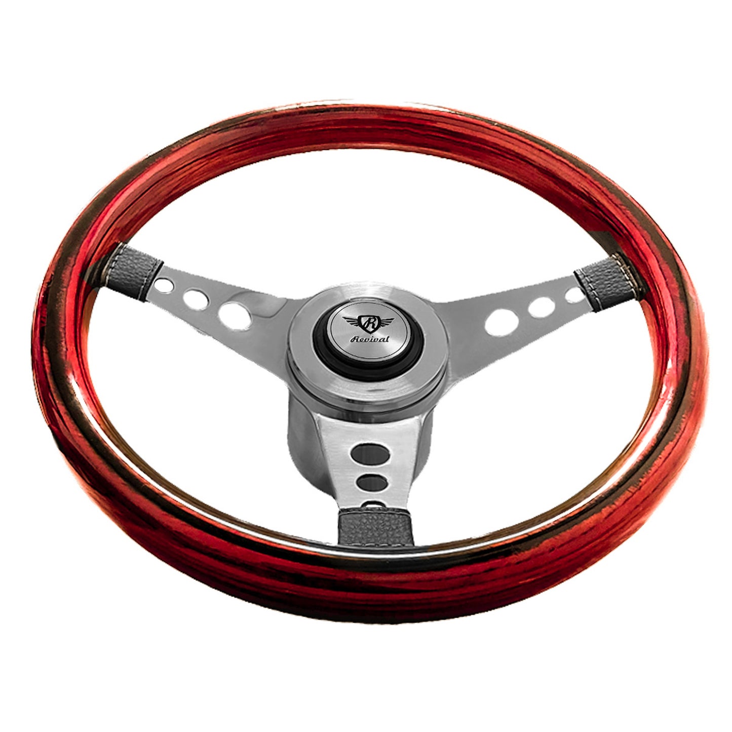 Volante Rosseti Mini R Madera (Logotipo Plata)