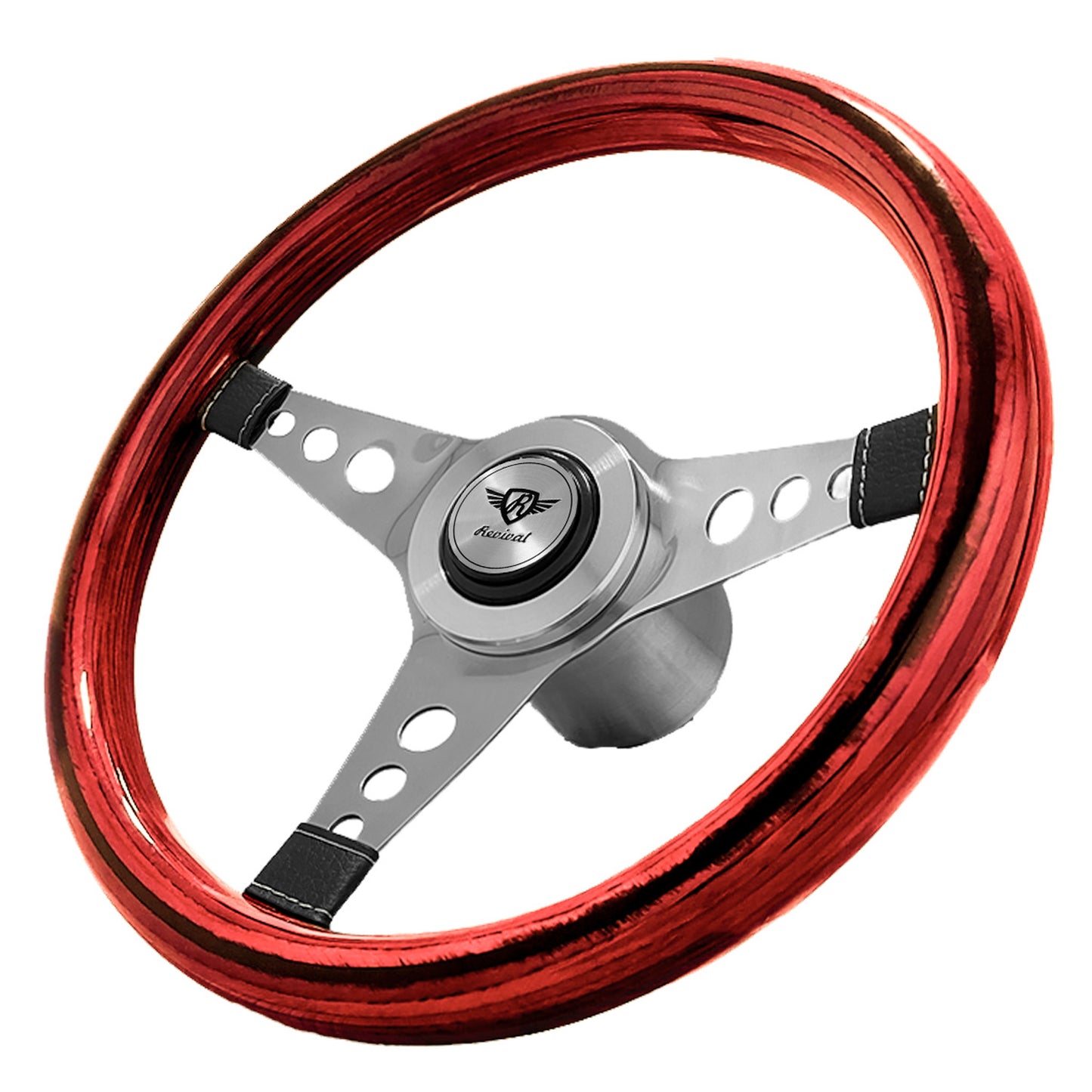 Volante Rosseti Mini R Madera (Logotipo Plata)