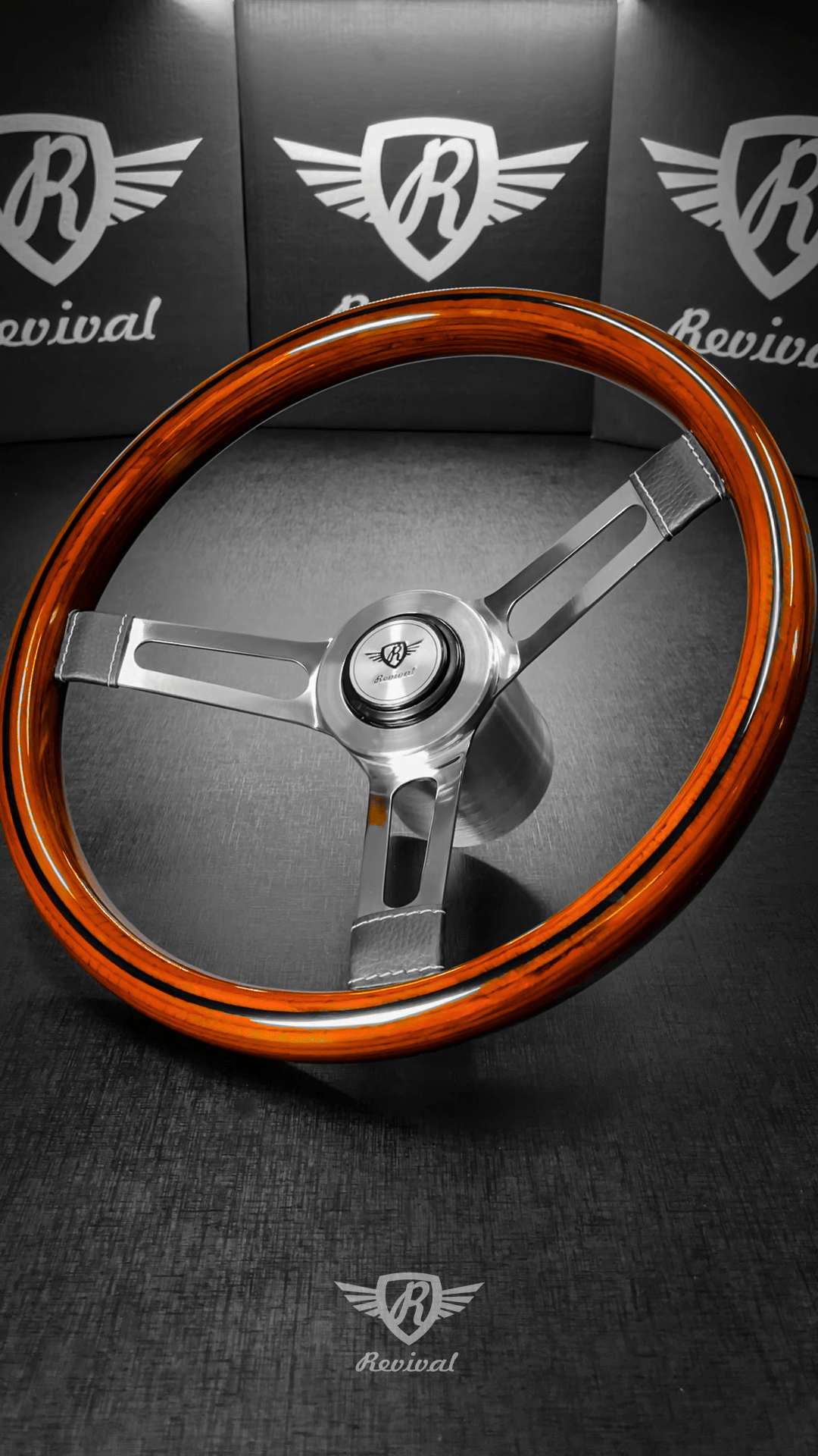 Rosseti Puma Madeira Steering Wheel (Silver Logo)