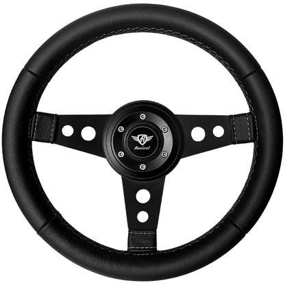 Volante Revival Racing Black Couro Preto