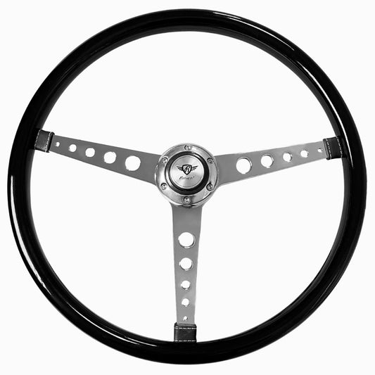 Volante Revival Kombi FB Madeira Preta