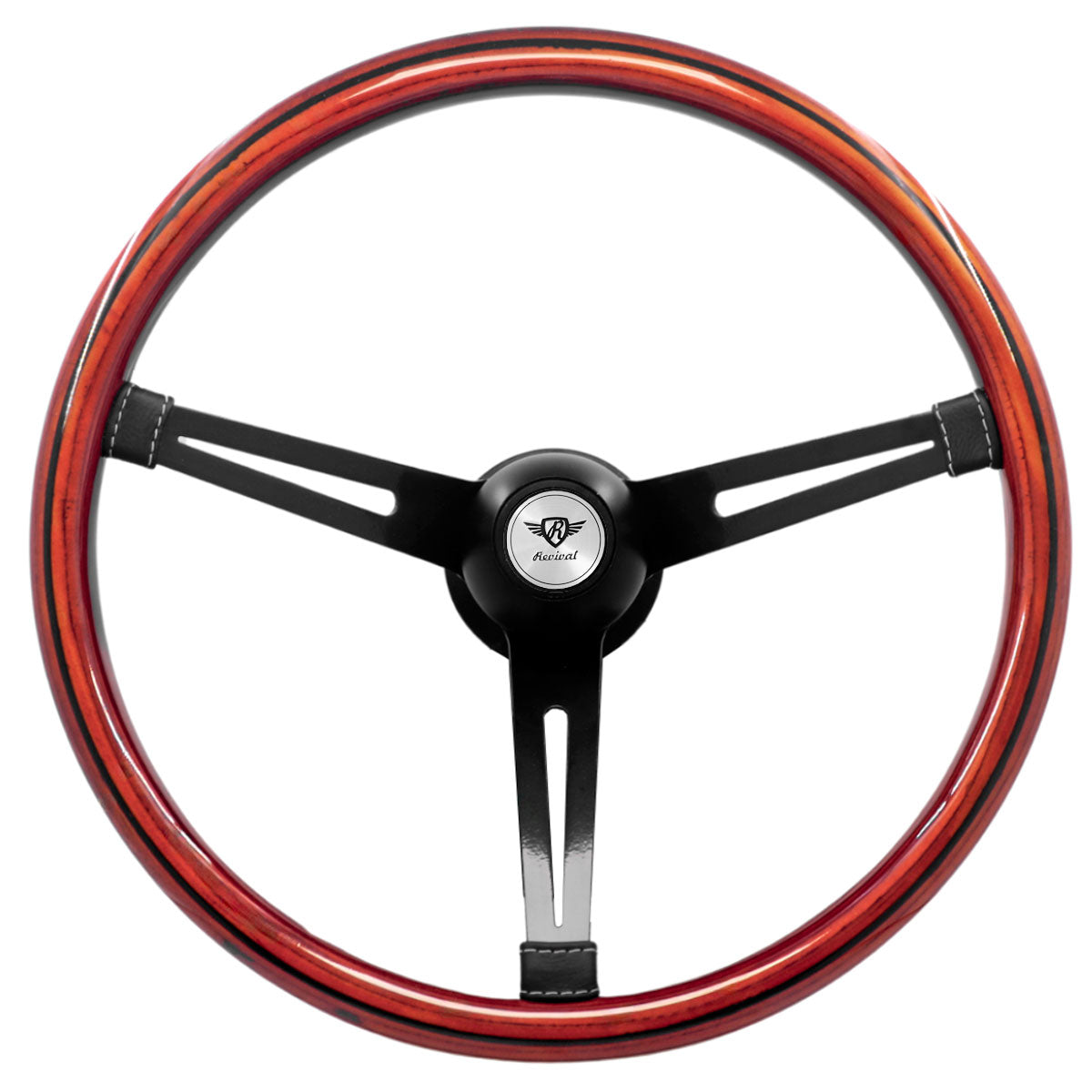 Rosseti Orion Madeira Black steering wheel (Black logo)