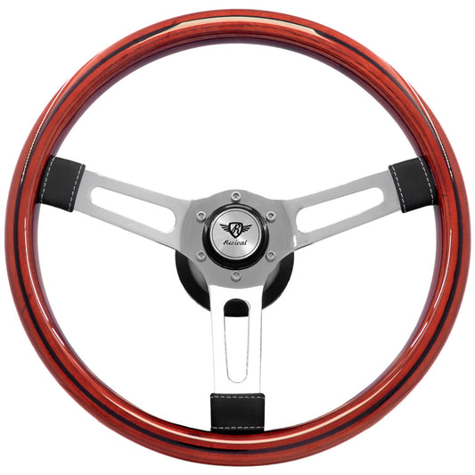 Rosseti Puma Madeira Steering Wheel (Silver Logo)