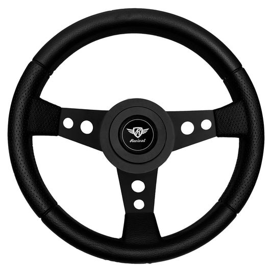 Volante Revival Racing Black PU