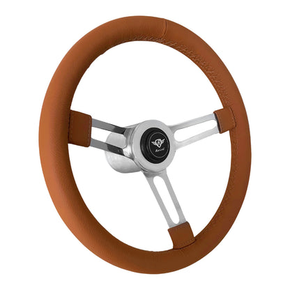Volante Revival Puma Couro Caramelo