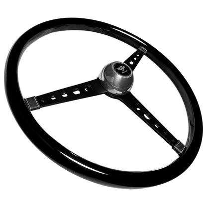 Volante Revival Kombi Frente FB Madeira Preta Black