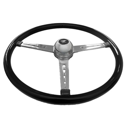 Volante Revival Kombi Frente OR Madeira Preta