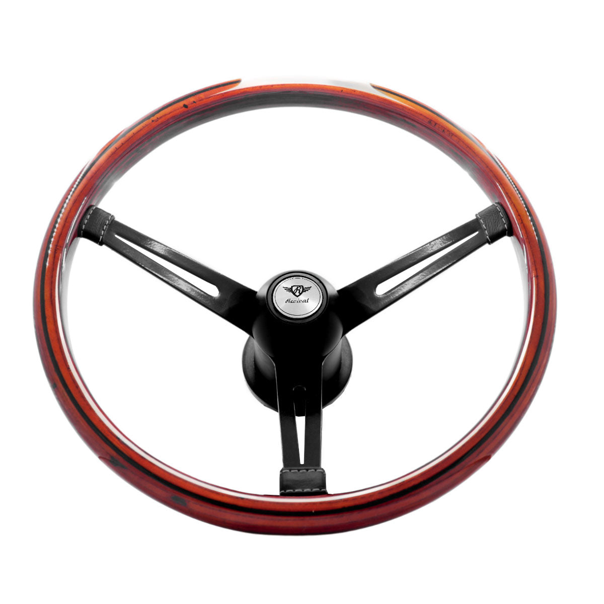 Rosseti Orion Madeira Black steering wheel (Black logo)