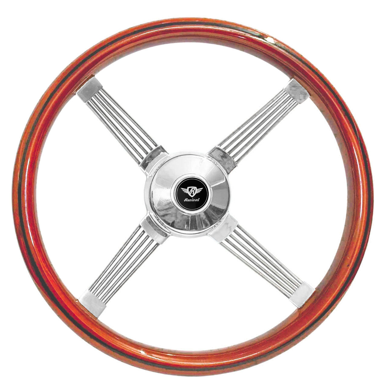 Rosseti Banjo Four Steering Wheel (Silver Logo)