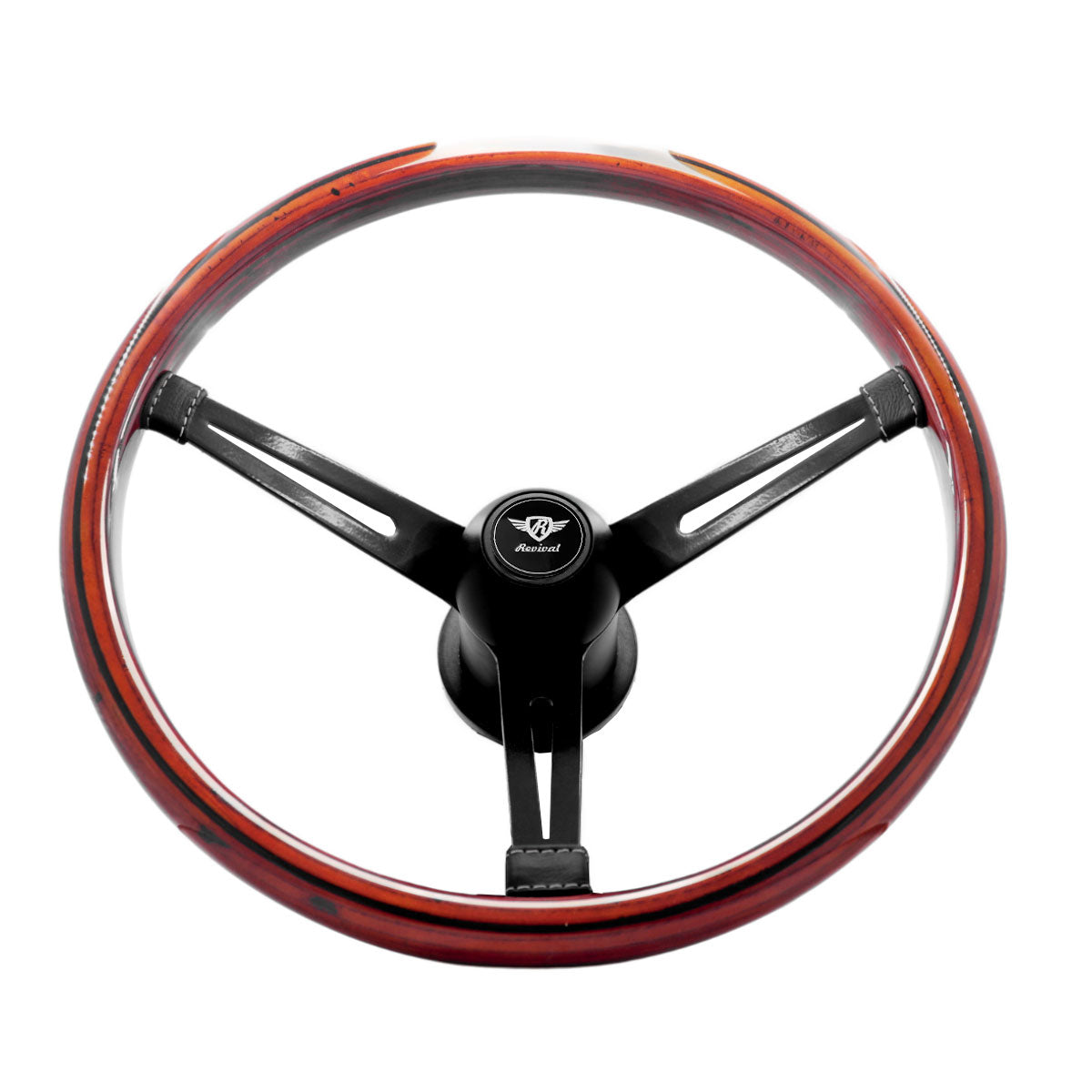 Rosseti Orion Madeira Black steering wheel (Black logo)