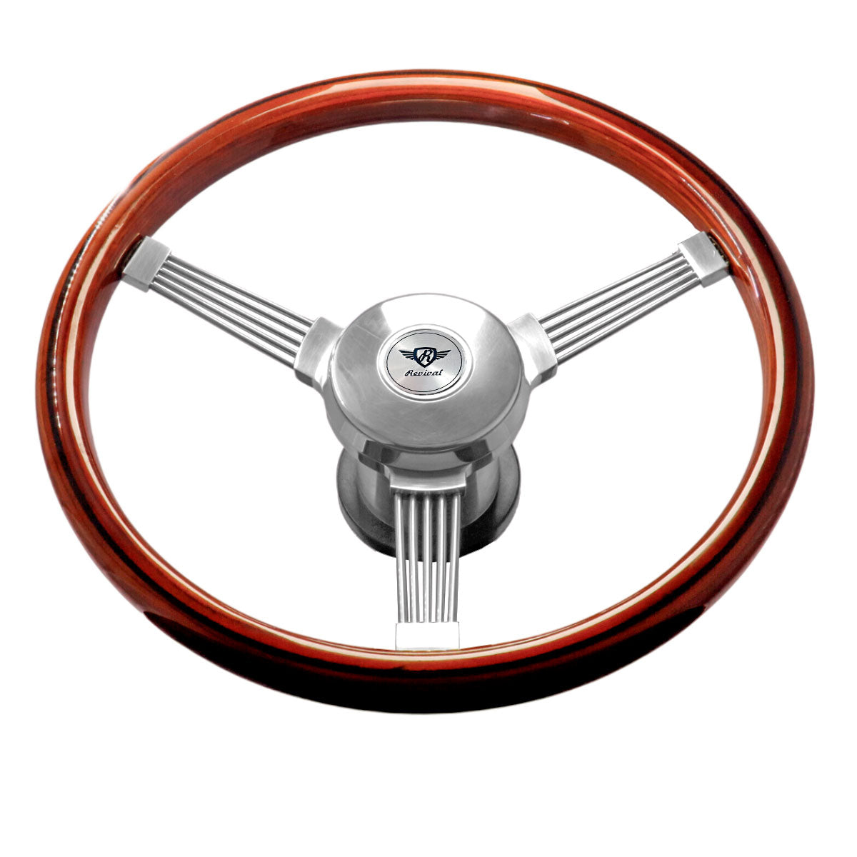 Rosseti New Banjo Madeira Steering Wheel (Silver Logo)