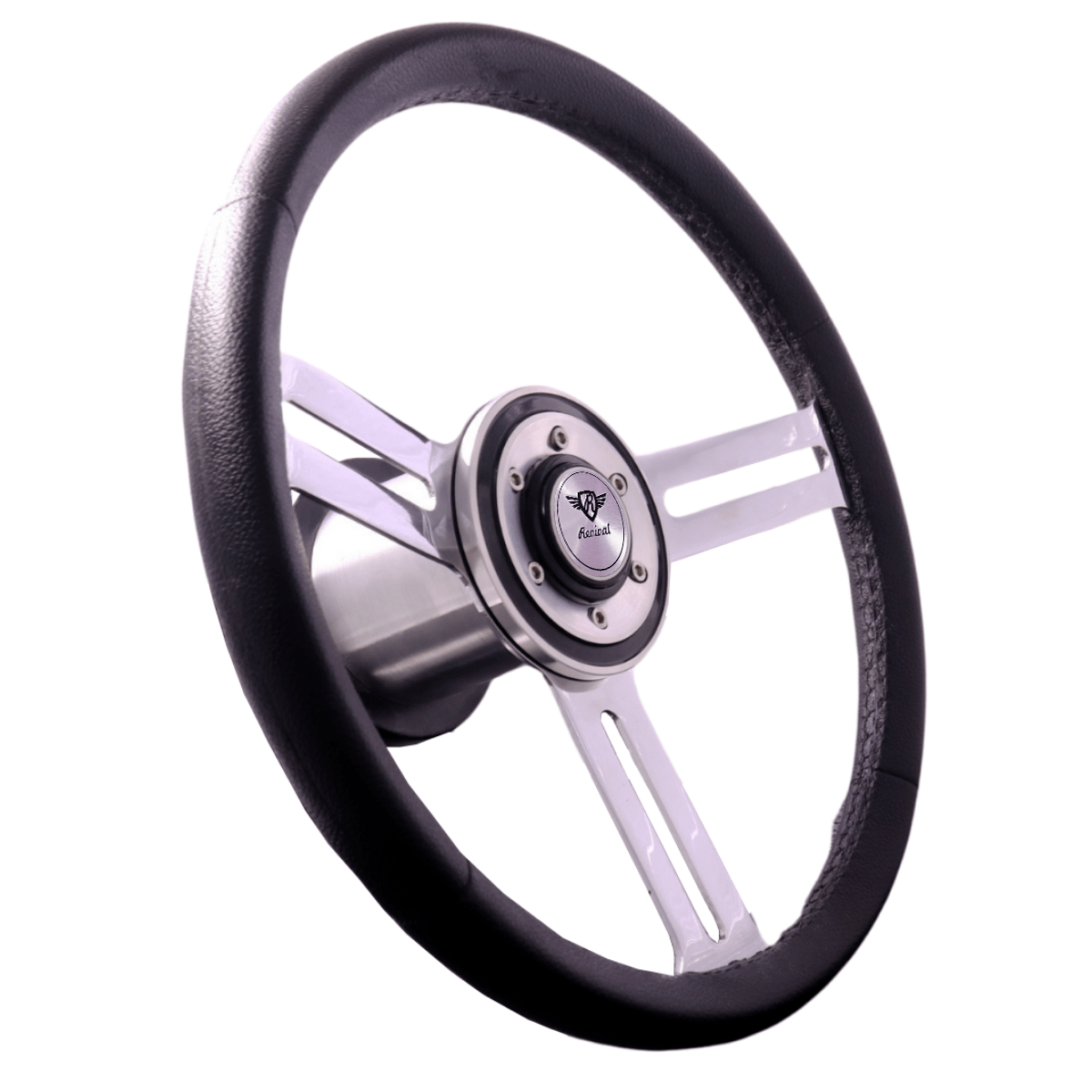 Rosseti BTS Leather Steering Wheel (Silver Logo)