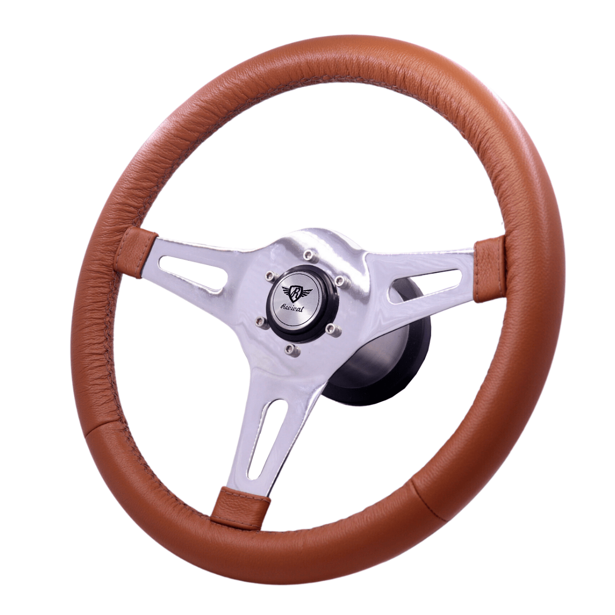 Volante Revival Classic Couro Caramelo