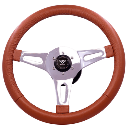 Volante Revival Classic Couro Caramelo