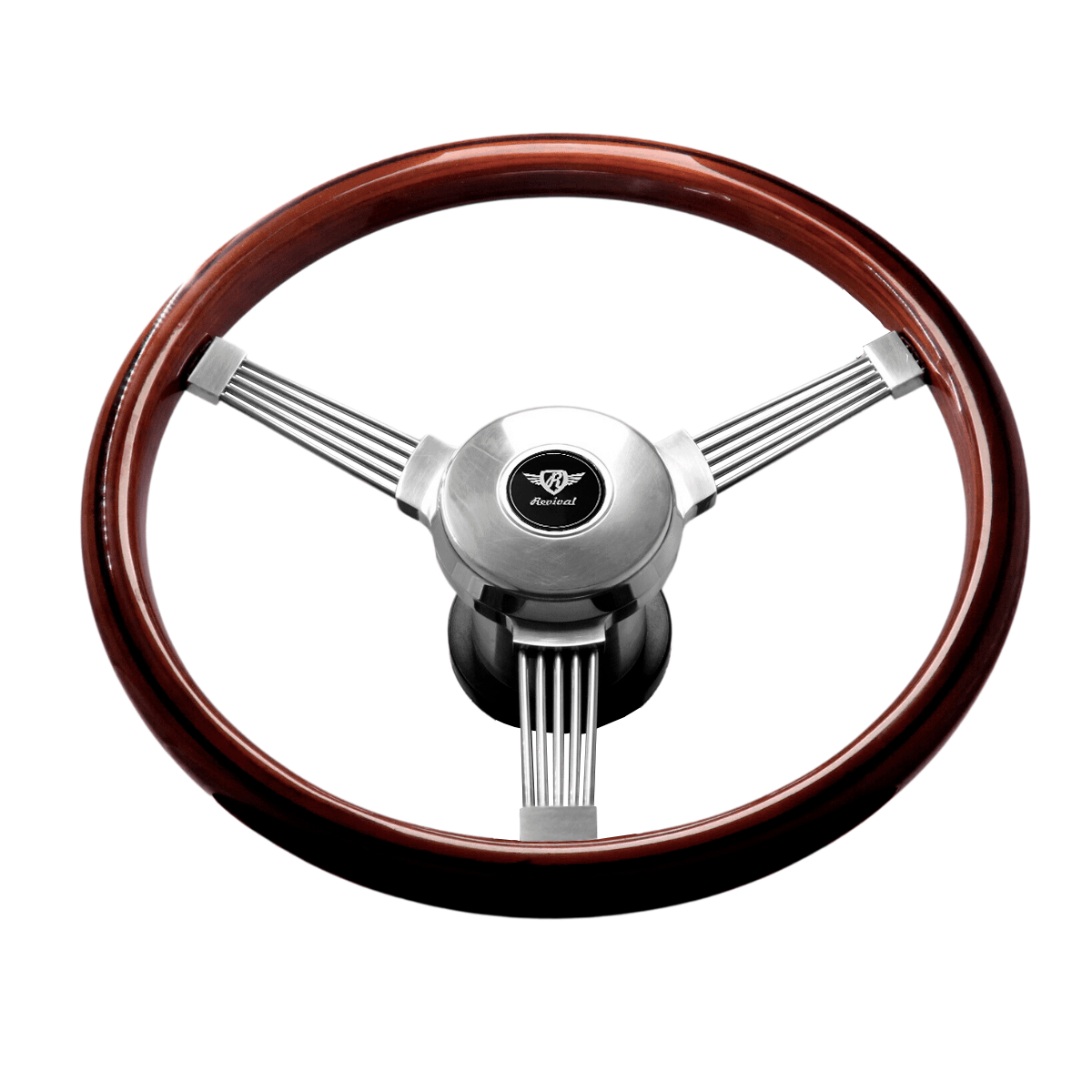 Rosseti New Banjo Madeira Steering Wheel (Silver Logo)