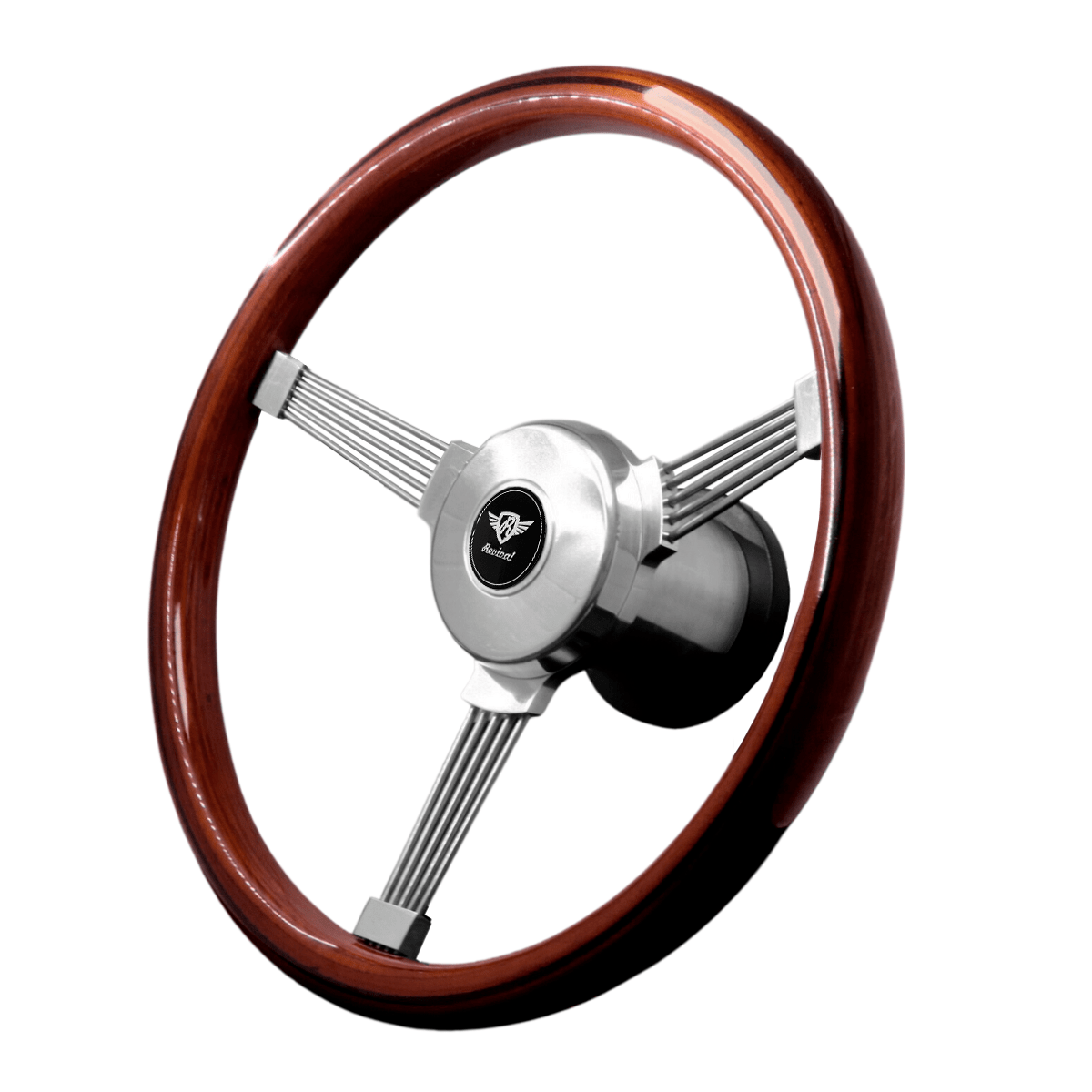 Rosseti New Banjo Madeira Steering Wheel (Silver Logo)