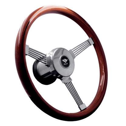 Rosseti New Banjo Madeira Steering Wheel (Silver Logo)