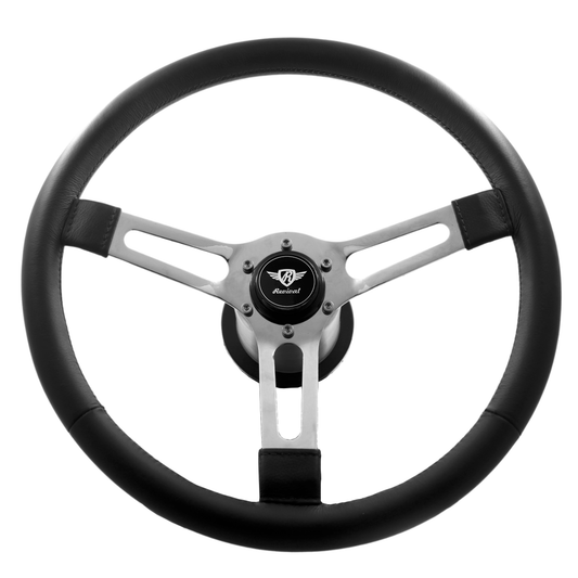 Rosseti Puma Leather Steering Wheel (Black Logo)