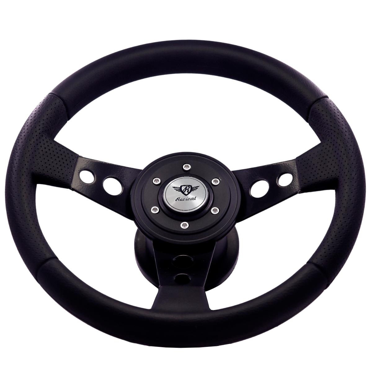 Volante Revival Racing Black PU