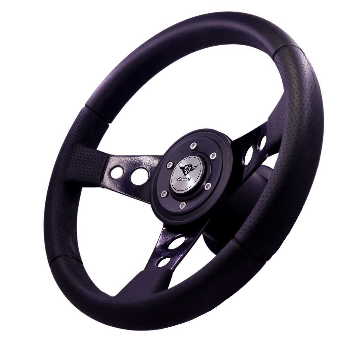 Volante Revival Racing Black PU