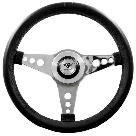 Volante Rosseti Mini R PU Ring (Logotipo plateado)