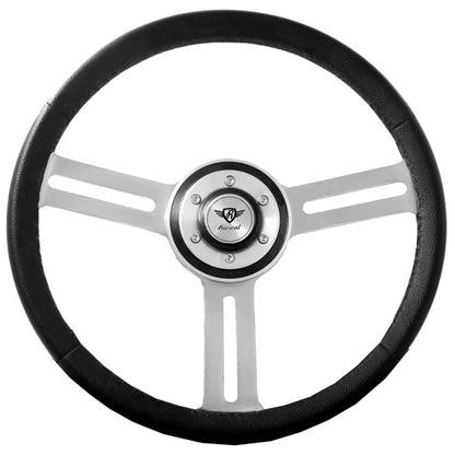 Rosseti BTS Leather Steering Wheel (Silver Logo)