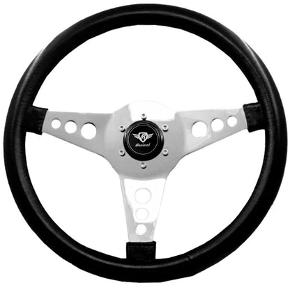 Rosseti R PU steering wheel (Silver Logo)