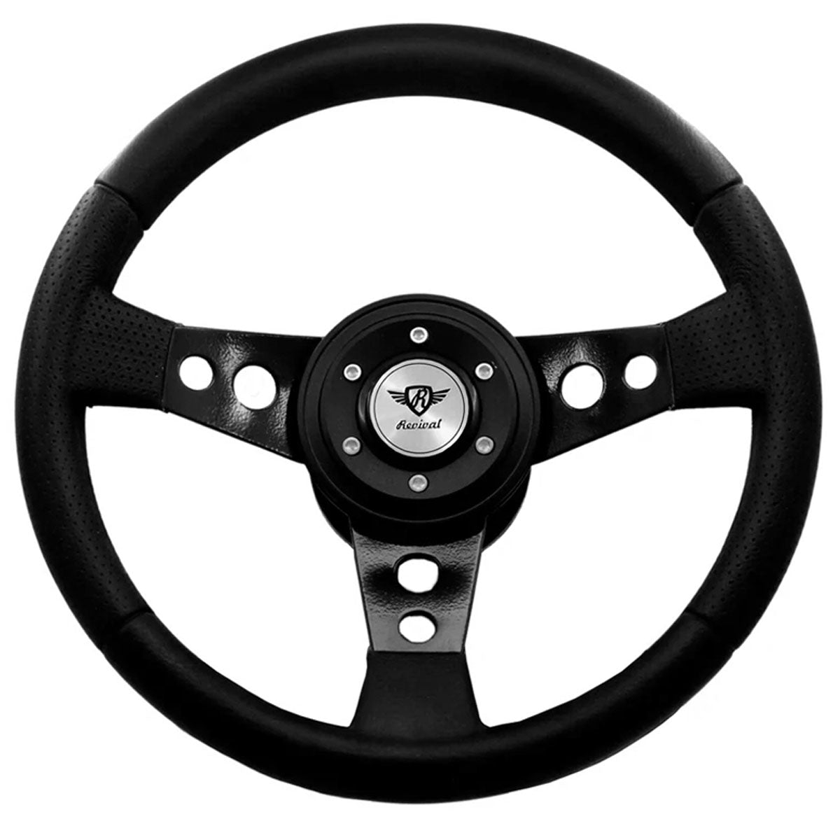 Volante Revival Racing Black PU