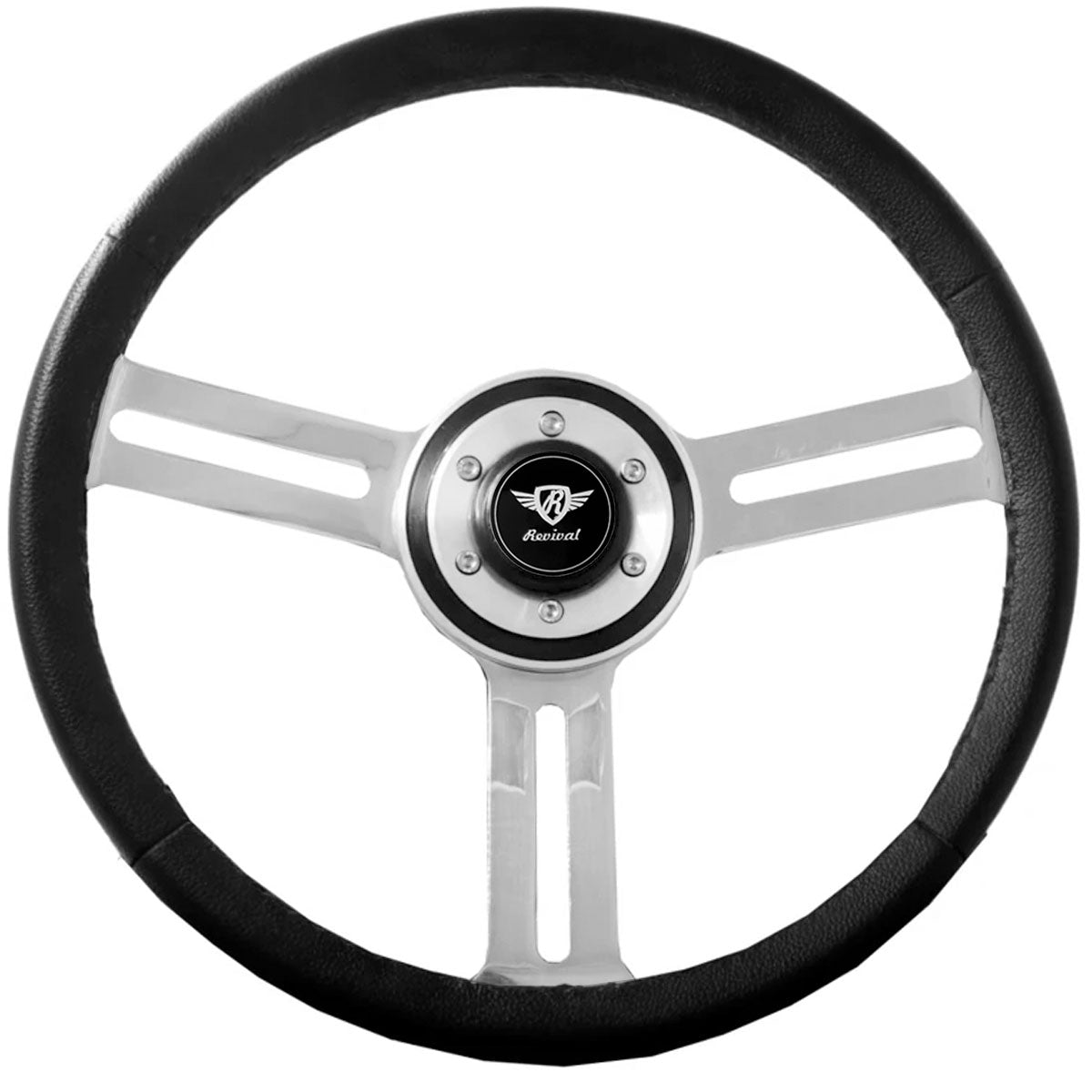 Rosseti BTS PU Steering Wheel With Disc (Silver Logo)