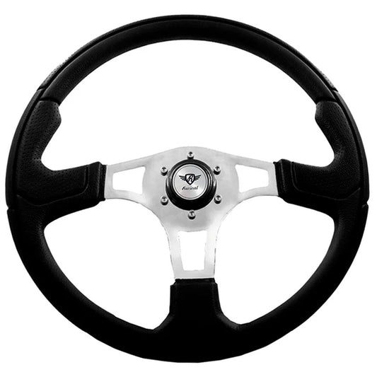 Rosseti LGT PU steering wheel (Silver Logo)