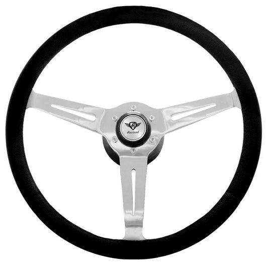 Rosseti Classic II PU Steering Wheel (Silver Logo)