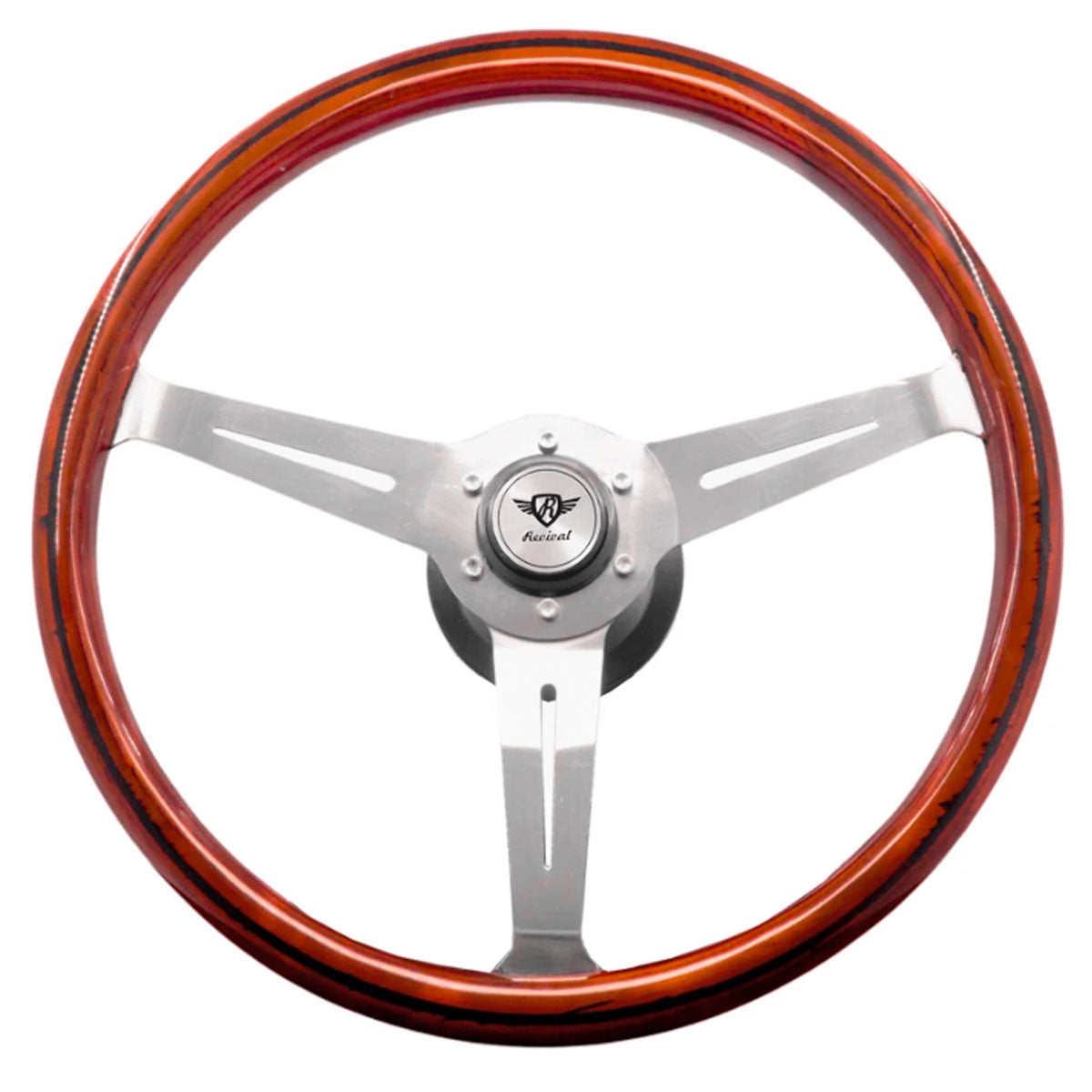 Volante Rosseti Classic II de Madera (Logotipo Plata)