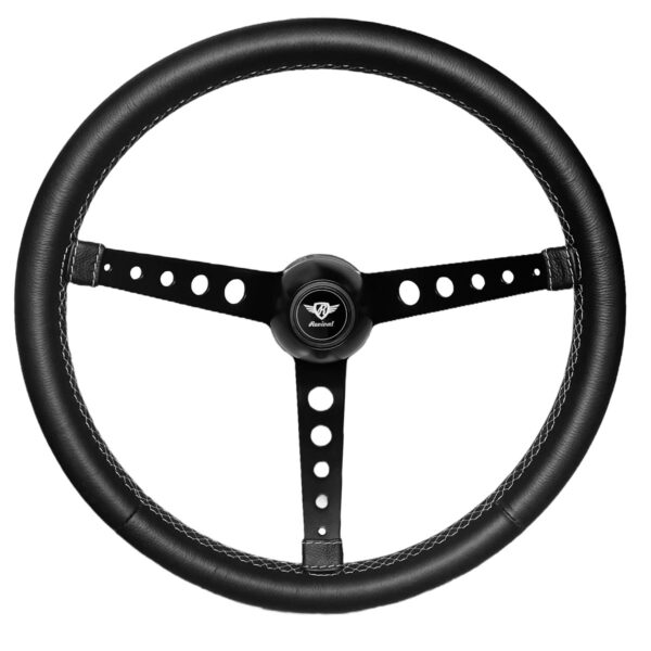 Volante Five Balls Black de Couro Preto - Imagem 2