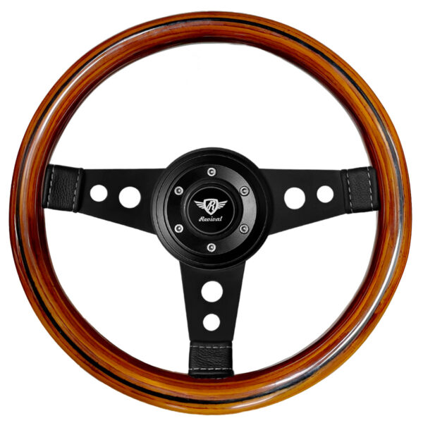Volante Revival Racing Black Madeira - Imagem 2