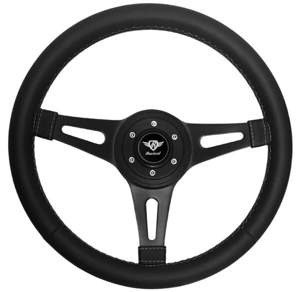 Volante Revival Classic Couro Preto Black