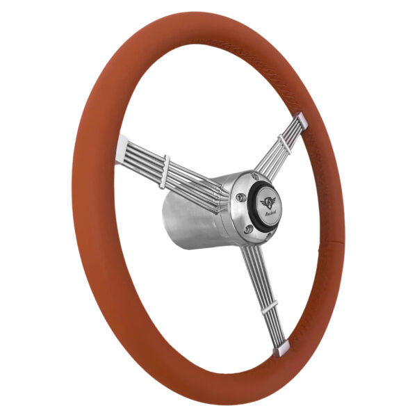 Volante Revival Banjo 356 Couro Caramelo - Imagem 3