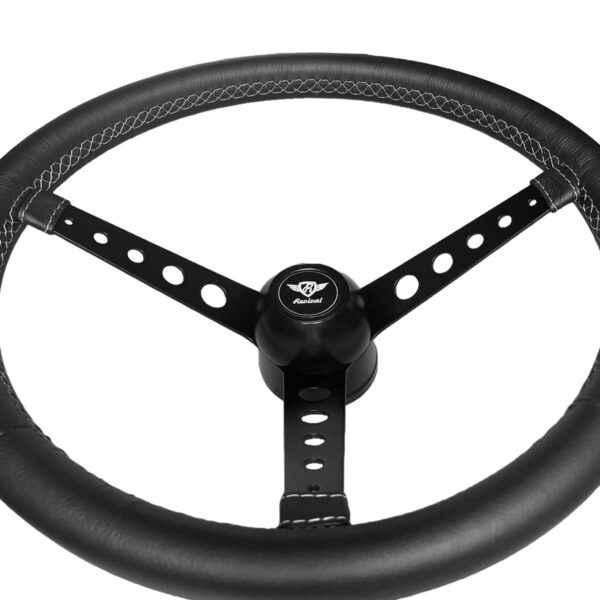 Volante Five Balls Black de Couro Preto - Imagem 3