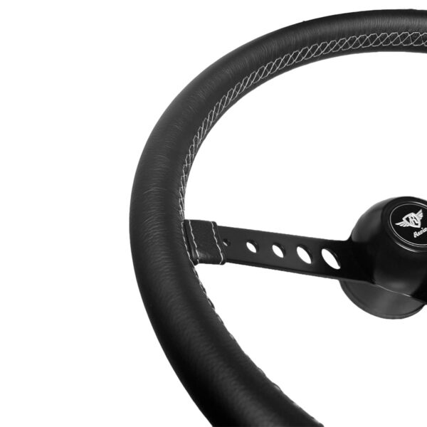 Volante Five Balls Black de Couro Preto - Imagem 5