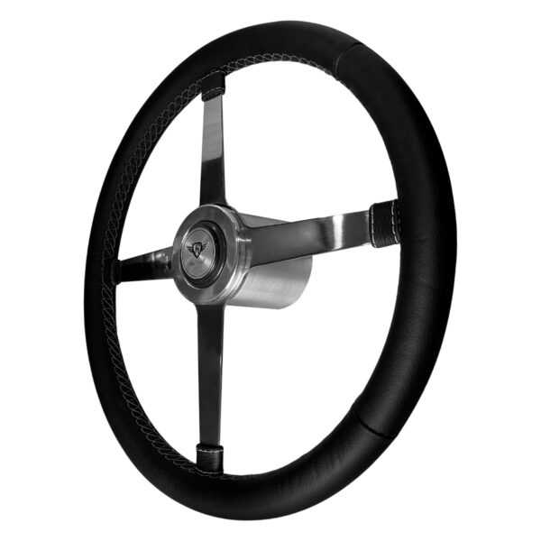 Volante Cross Road de Couro Inox - Imagem 3