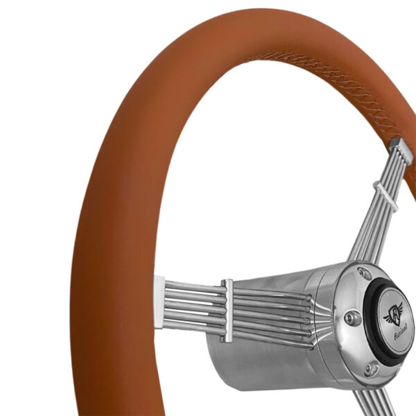 Volante Revival Banjo 356 Couro Caramelo - Imagem 6