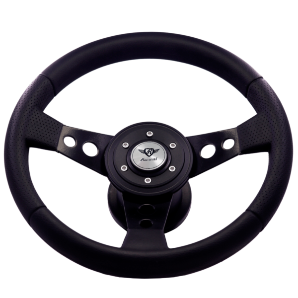 Volante Revival Racing Black PU - Imagem 4
