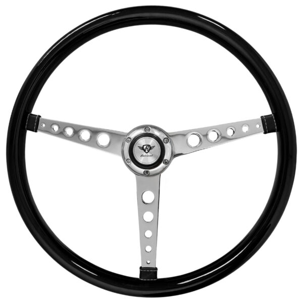 Volante Revival Kombi FB Madeira Preta