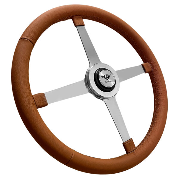 Volante Cross Road de Couro Caramelo - Imagem 2